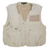 Utility Mens Gilet Beige XL