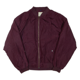 HAPPY LIFE Mens Bomber Jacket Purple XL