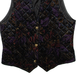 Womens Waistcoat Black L