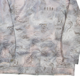 Womens Jacket Grey Crazy Pattern L