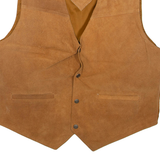 Mens Waistcoat Brown L