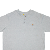 CARHARTT Mens T-Shirt Grey Crew Neck 2XL