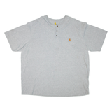 CARHARTT Mens T-Shirt Grey Crew Neck 2XL