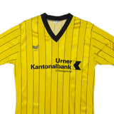 ERIMA Mens Football Shirt T-Shirt Yellow V-Neck M