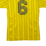 ERIMA Mens Football Shirt T-Shirt Yellow V-Neck M