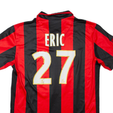 LOTTO Mens OGC Nice International Club Football Shirt T-Shirt Red Collared XL