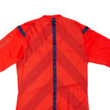 ADIDAS Referee Mens Football Shirt T-Shirt Red V-Neck S