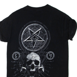 Womens T-Shirt Black Crew Neck M