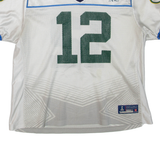 REEBOK X NFL Green Bay Packers Womens Jersey White USA V-Neck 2XL
