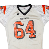 Waukon Mens Jersey White USA V-Neck L