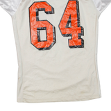 Waukon Mens Jersey White USA V-Neck L