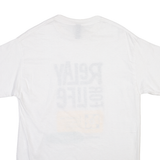 GILDAN Relay For Life Mens T-Shirt White M