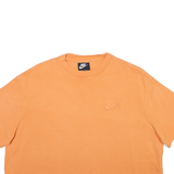 NIKE Cropped Womens T-Shirt Orange L