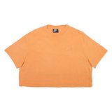 NIKE Cropped Womens T-Shirt Orange L