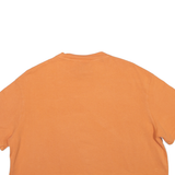NIKE Cropped Womens T-Shirt Orange L