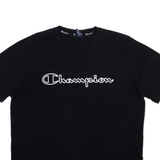 CHAMPION Mens T-Shirt Black L