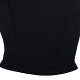 NIKE Womens T-Shirt Black Long Sleeve M