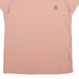 CARHARTT Womens T-Shirt Pink S