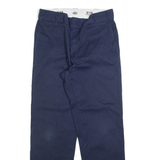 DICKIES 874 Workwear Mens Trousers Blue Regular Straight W32 L31