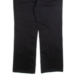 LEVI'S Sta-prest Womens Trousers Black Regular Straight W40 L29