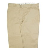 DICKIES 874 Workwear Mens Trousers Beige Regular Straight W44 L29