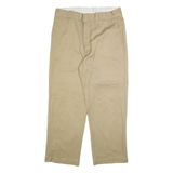 DICKIES Mens Trousers Beige Regular Straight W36 L29
