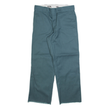 DICKIES 874 Workwear Mens Trousers Blue Regular Straight W30 L27