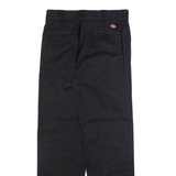 DICKIES Mens Trousers Black Regular Straight W30 L32