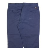 DICKIES 874 Workwear Mens Trousers Blue Regular Straight W42 L28