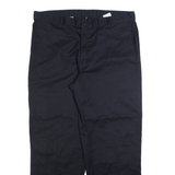 DICKIES Mens Trousers Black Relaxed Straight W38 L30