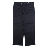 DICKIES Mens Trousers Black Relaxed Straight W38 L30