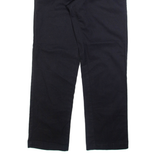 DICKIES Womens Trousers Black Slim Straight W30 L30