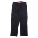 DICKIES Womens Trousers Black Slim Straight W30 L30