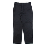DICKIES Womens Trousers Black Regular Straight W28 L26