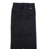DICKIES 874 Workwear Mens Trousers Black Regular Straight W27 L30