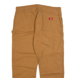 DICKIES Carpenter Mens Trousers Beige Relaxed Straight W40 L30