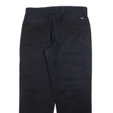 DICKIES Mens Trousers Black Regular Straight W32 L30