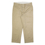 DICKIES 874 Workwear Mens Trousers Beige Regular Straight W38 L29