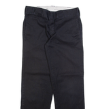 DICKIES Mens Trousers Black Slim Straight W28 L30