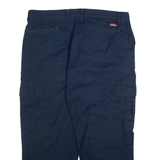 DICKIES Cargo Mens Trousers Blue Relaxed Straight W38 L25