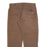 DICKIES Mens Trousers Brown Relaxed Straight W38 L30
