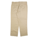 DICKIES 874 Workwear Mens Trousers Beige Regular Straight W38 L32