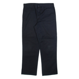 DICKIES Mens Trousers Black Regular Straight W36 L31