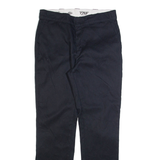 DICKIES 776F Womens Trousers Black Slim Straight W31 L31