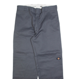 DICKIES Mens Trousers Green Relaxed Straight W35 L31