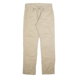LEVI'S 514 Mens Trousers Beige Slim Straight W31 L32