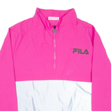 FILA Womens Pullover Jacket Pink Nylon S