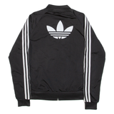 ADIDAS Womens Track Jacket Black UK 10