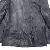 LEONARDO'S Womens Blazer Jacket Blue M