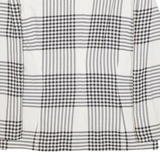 Womens Jacket White Knit Check M